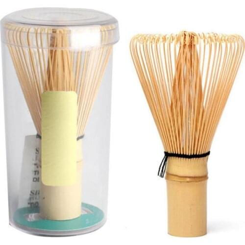 Hot Ceremony Bamboo 64 Green Tea Powder Whisk Matcha Bamboo Whisk Bamboo Chasen Useful Brush Tools Tea Accessories