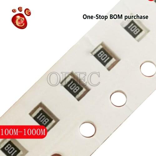 High megohm 0402 0603 0805 1206 1210 2010 100M 200M 500M 1000M 1G 5% 50PCS/LOT