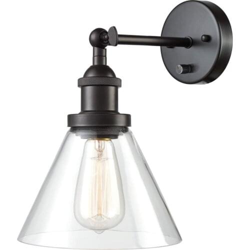 American-Style Retro Industrial Style Creative Hotel Bathroom Glass Wall Lamp