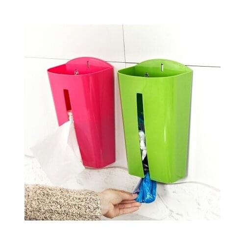 Kitchen garbage storage box, sorting box, candy color paste type storage box 15.5*7*28cm Free shipping