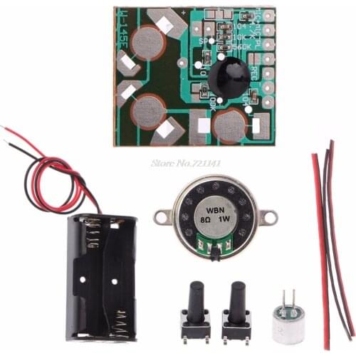 Voice Recorder DIY Kit Electronic Kit Recording IC Module Mini Digital Chip Recorder Music Card Integrated Circuits Dropship