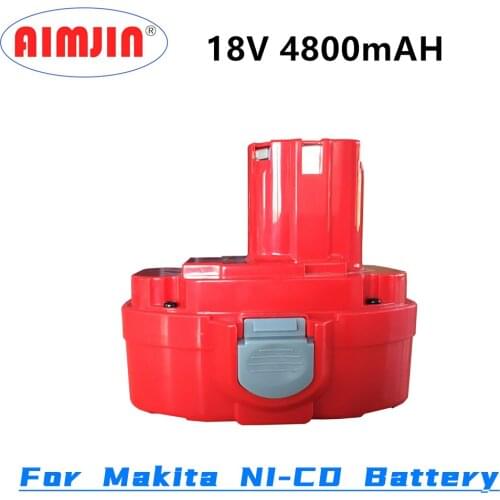Newest for Makita 1820 18V 4800mAH NI-CD NI-MH Battery Cordless Electric Drills 1822 1823 1833 1834 1835 1835F 192827-3 192829-9