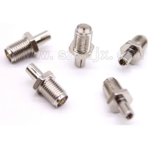 Wholesale 100PCS/lot RF connector SMA to TS9 adapter RP-SMA female plug to TS9 connector adapter nickelplated straight ZTE