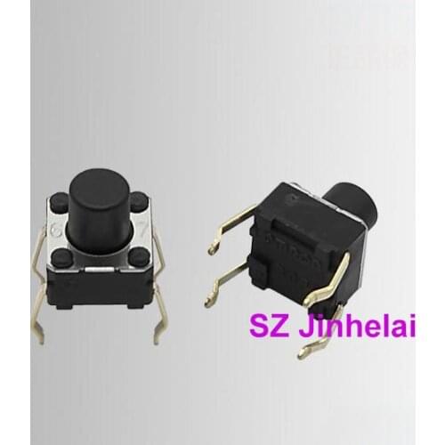 100pcs OMRON B3F-1060 Authentic original TACTILE SWITCH 0.98N,Key button 6*6*7mm