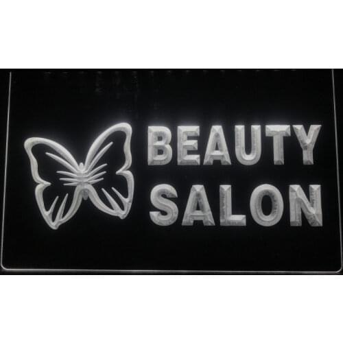 I045 Open Beauty Salon Shop Nails Nr Led Neon Light Sign