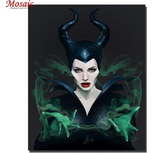 Full square/round Diamond 5D DIY Diamond Painting fairy queen witch diamond Cross Stitch Rhinestone Mosaic Painting Decor Gift