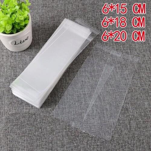 100Pcs Clear Plastic Self Adhesive Bag Small Mini Resealable Packaging Self Sealing Fresh-keeping Dustproof Gift Cookie Part Can