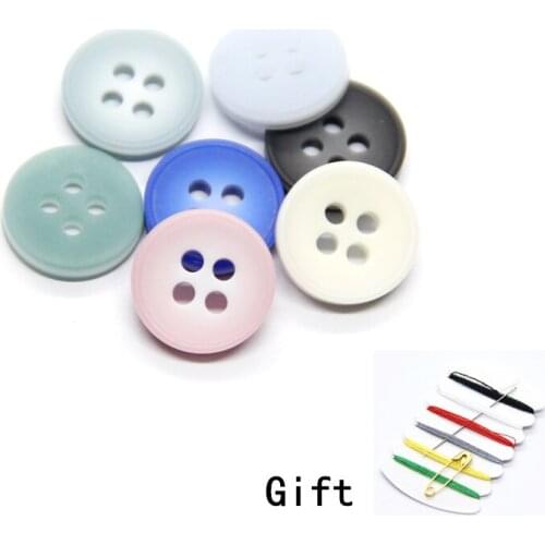 9/10/11mm Color Small Resin Shirt Buttons For Clothes Kids Colorful Coat Decorative Sewing Handmade DIY Accessories Wholesale