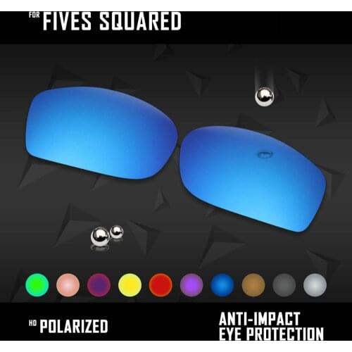 OOWLIT Lenses Replacements For Oakley Fives Squared Sunglasses Polarized - Multi Colors