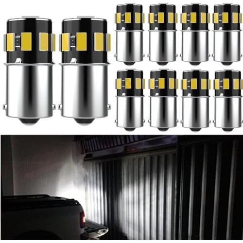 White Canbus No Error 1156 P21W LED Bulb for VW Volkswagen Passat B3 B5 B6 B7 B8 2011 2012 2013 2014 Daytime Running Lights DRL