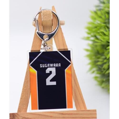 WL0949 Haikyuu!! Keychain Acrylic Cartoon Keyring Accessories