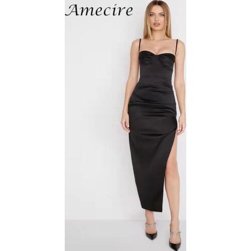 Летние платья с разрезом Amecire China At AliExpress
