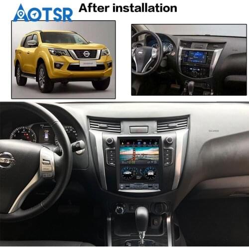 Android Tesla style Car GPS Navigation no DVD Player For NISSAN NP300 Navara 2014+ multimedia tape radio recorder head unit FM