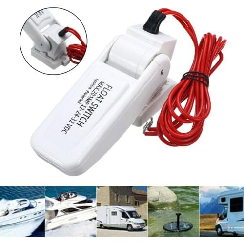 Bilge Pump Float Switch Automatic Float DC12V Water Level Controller Sensor
