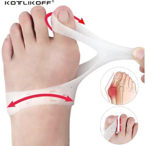 Big toe overlap Silicone Hallux Valgus Corrector Toe Separators Bunion Correctors Foot Finger Splitter toe protection orthosis
