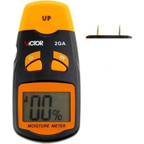 Digital Display Wood Moisture Tester Self Calibration Zeroing Function Simple Operation Intuitive LCD VC2GA