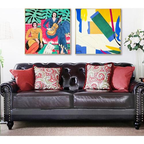 Impressionist Master Oil Painting Matisse Nordic Decoration Painting Hotel Bedroom Bed Painting Porch Hanging Painting Mural
