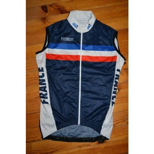 2016 FRANCE NATIONAL TEAM Summer Sleeveless Cycling Vest Mtb Clothing Bicycle Maillot Ciclismo Bike Clothes