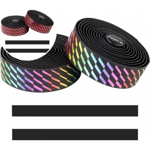 Multi Color 1 Set Durable Shock Absorbing Handlebar Tape Soft Bike Handle Tape Antislip for Cycling