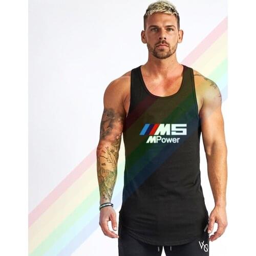Bmw M5 Motorsport M Power Limitied Edition Comfortable Bodybuilding Tank Tops For Men Summer Gym Clothing Customized Vest Shirts
