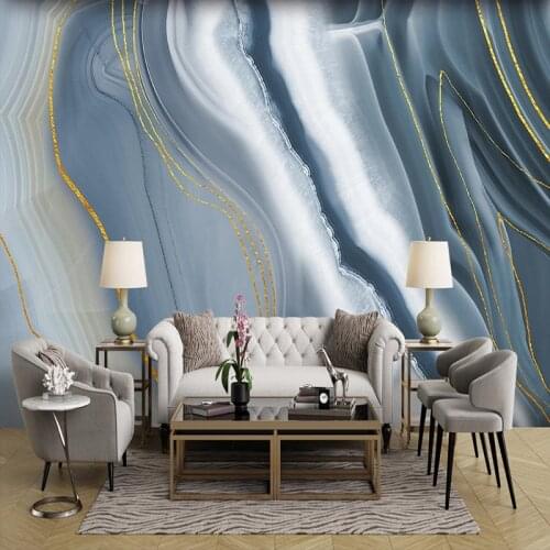 Custom 3D Mural Wallpaper Waterproof Abstract Marble Pattern Modern Living Room TV Background Home Decor Wall Painting Pictures