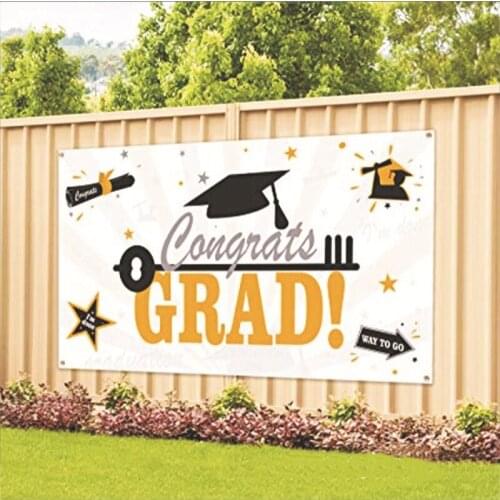 Congratulations Banners Graduation Banners Class Of 2020 Happy Graduation Party Outdoor Indoor Decoration Tool