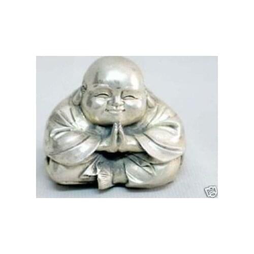 Rare excellent Tibet Silver Buddha statue