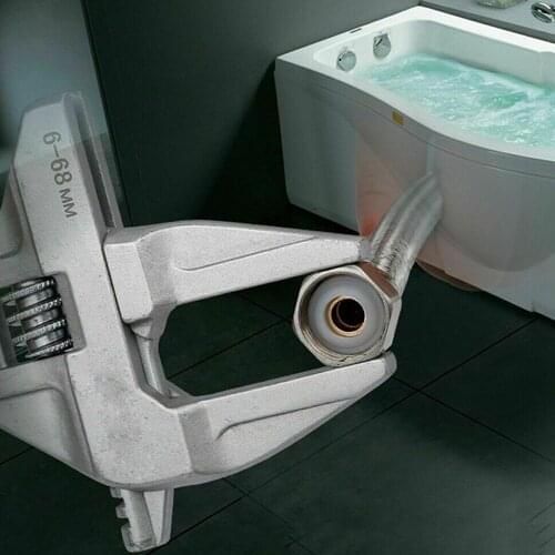 Adjustable Faucet Basin Repair Pliers 16-68mm Range Wrench Hand Removal Tool Kit