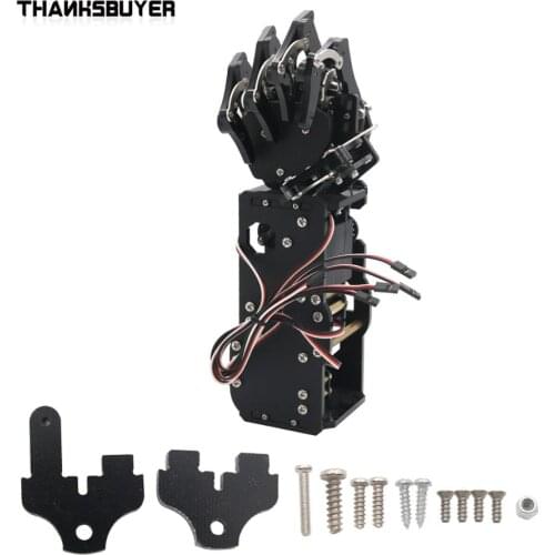 Robot Mechanical Arm Claw Humanoid Right Hand with Servos Assembled