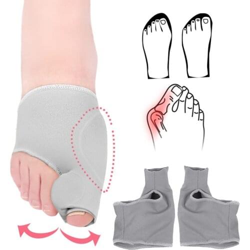 S-L Size 1pair Toe Separator Hallux Valgus Bunion Corrector Orthotics Feet Bone Thumb Adjuster Correction Pedicure Straightener