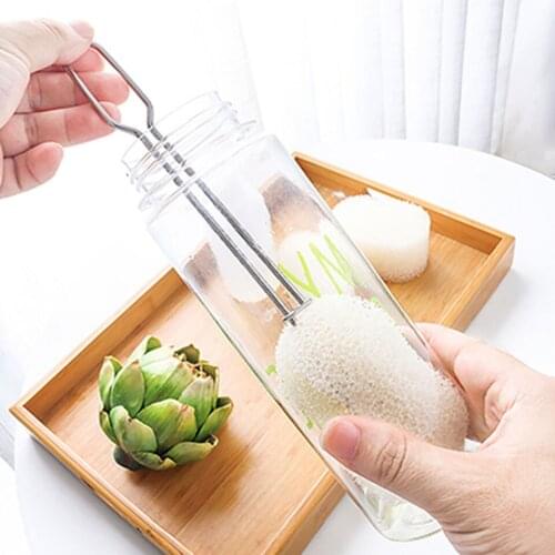 Cleaning Brush Kitchen Water Cup Tea Cup Glass Cup Washing Cup Brush Sponge Cup Brush Long Handle Cup Brush Multifunctional