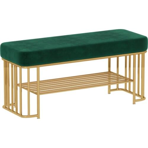 Nordic shoe changing stool shoe cabinet light luxury sitting shoe rack at the door of household