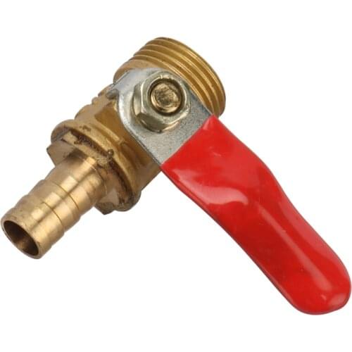 Faucet connector 3/8" male thread to 8mm garden water pipe connector with barb brass kitchen water and gas pipe connection 2pcs