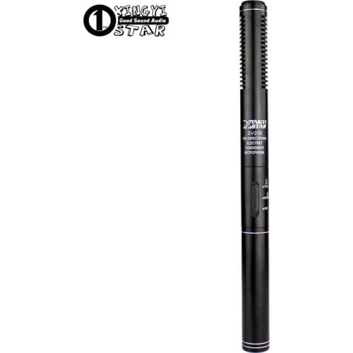 SV200 Wired Shotgun Conference Interview Condenser Microphone Professional Studio Mic For Canon Camera DSLR DV Camcorder Recored