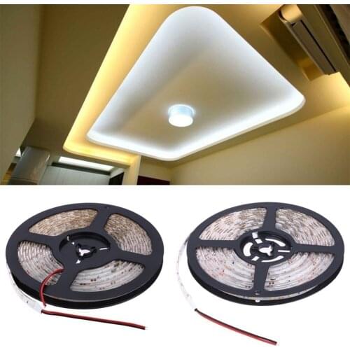 US/EU Plug LED Strip lamp 2835SMD DC5V Flexible LED light Tape Ribbon 5M HDTV TV Desktop Screen Backlight Bias lighting