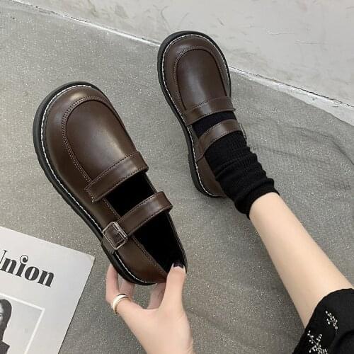 Summer Shoes Ladies Casual Female Sneakers All-Match Shose Women British Style Round Toe 2019 Fashion Womens Oxfords Retro