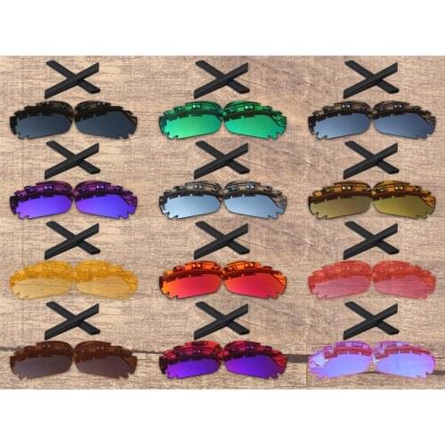 Vonxyz 20+ Color Choices Polarized Replacement Lenses & Ear Socks for-Oakley Jawbone Vented Frame