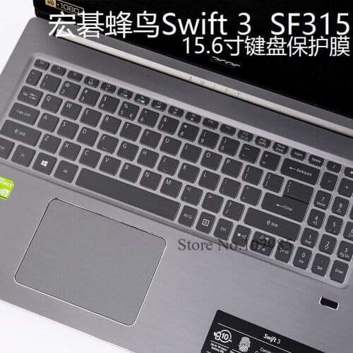 15.6 inch TPU high Clear Laptop Keyboard Skin Cover Protector for Acer Swift 3 SF315 Swift3 15 SF315-51G sf315-52G 52A8 A515-52
