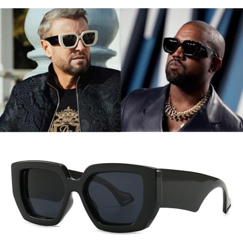 2021 new Fashion Luxury Brand Designer Oversized Polygon Sunglasses Men Vintage Shield Cool Ins women Sun Glasses uv400
