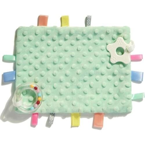 Baby Appease Towel Soft Cotton Soother Teether Infants Sleeping Nursing Blanket 425F