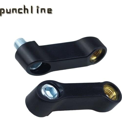 For GSX-S750 GSX-S1000 SV 400 SV 650 DL 650 V-Strom SV650 SV400 RH Mirror Riser Extenders Spacers Extension Adapter Adapto