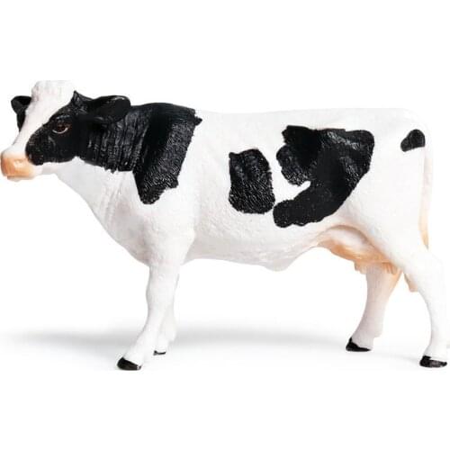 12.5*4.7*7.8cm Zoo Farm Fun Toys Model for Children Kids Baby Cow Action Figure Simulated Animal Figurine