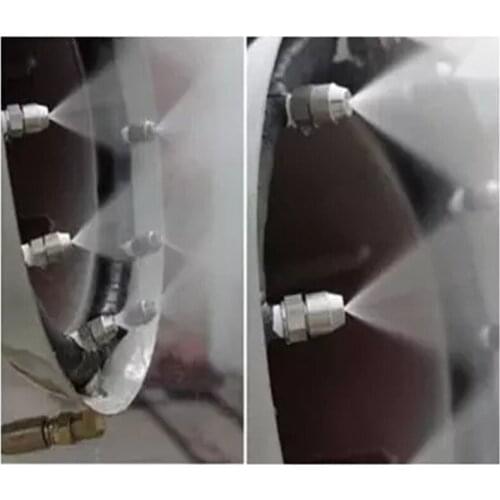 High quality misting nozzle,304 material SS 1/4"female thread high pressure misting nozzle,garden misting humidifying nozzle