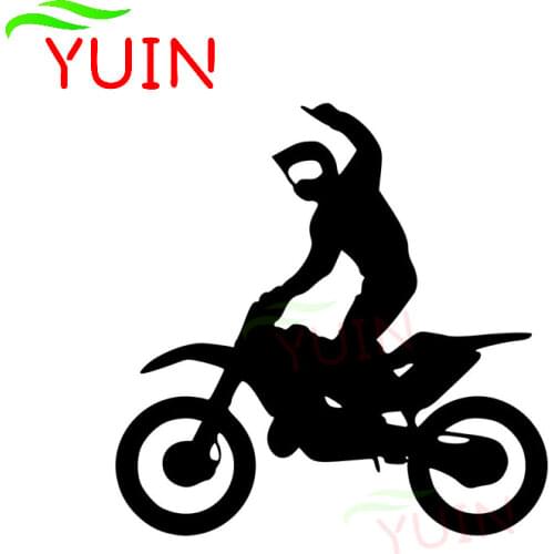 Cool Off-road Motorcycle Racing Track Car Sticker Cars Accessories Personalized Body Window Bumper Decoration Waterproof Decals