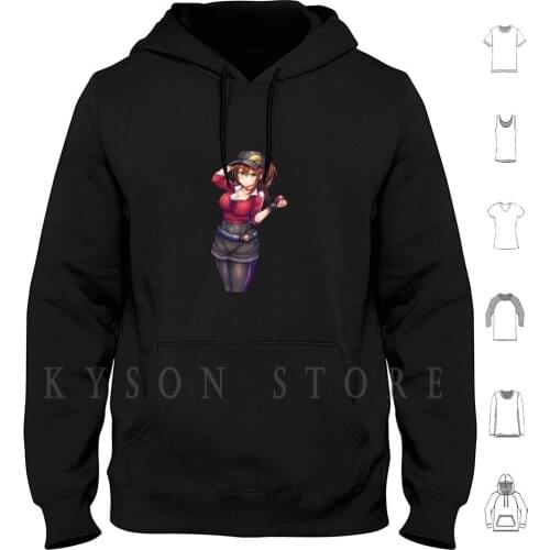 Lewd Anime Girl-Ecchi / Hentai Babe # 100 Hoodie long sleeve Womens Stockings Sport Anime Hentai Ecchi Big Tits