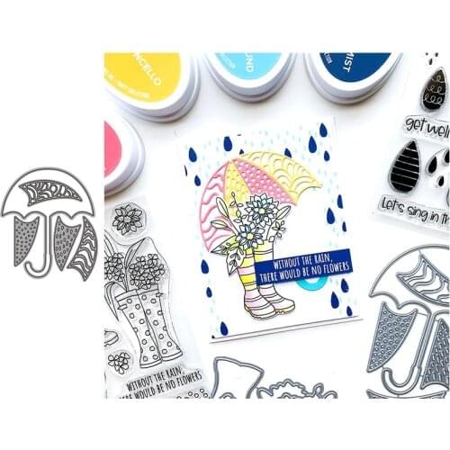Umbrella Metal Cutting Dies for Scrapbooking Handmade Tools Mold Cut Stencil New 2021 DIY Card Make Mould Model Craft Decoration