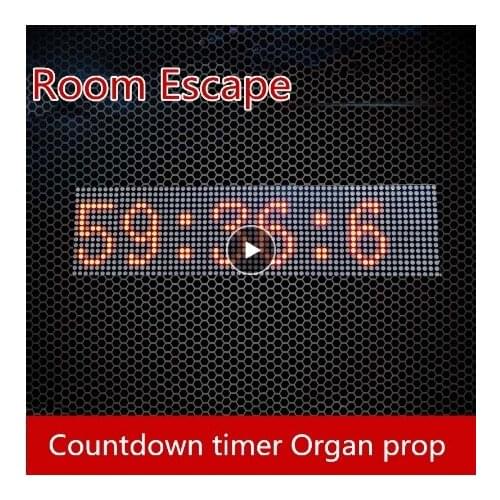 Real life games escape room props Countdown timer horror game products escape room game