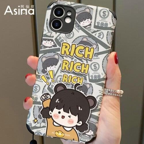 Imitation Lambskin Silicone case For iPhone 12 11 Pro Max X XS XR 7 8 Plus Luxury Shockproof Cases for iPhone 12mini Girl Cover