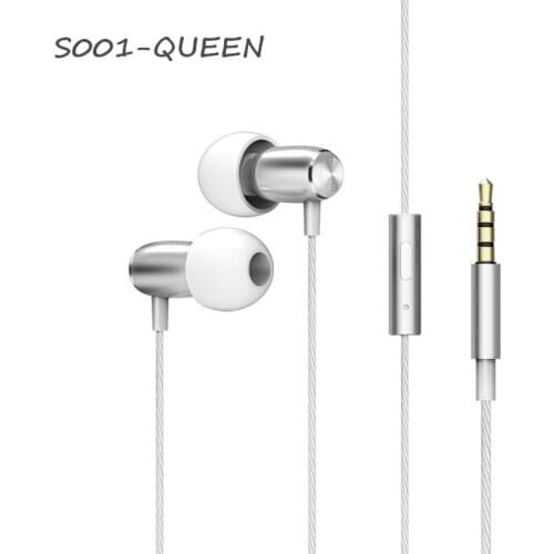 Super Mini Sport HIFI Wired Headphone Heavy Bass Music Metal In-ear with Mic Earphone for iphone huawei xiaomi Game 3.5 Plug
