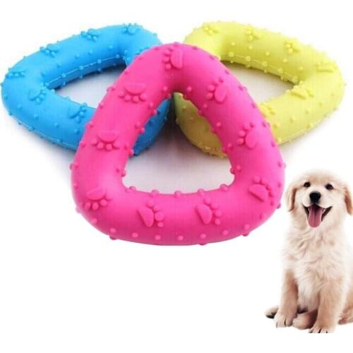 Pet Dog Puppy Triangle Tooth Cleaning Molar Bite Chewing Train Interactive Toy Dog Accessories Pet Products для собак